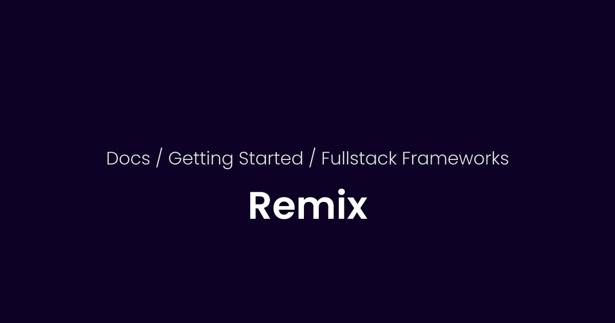 Remix Walkthrough